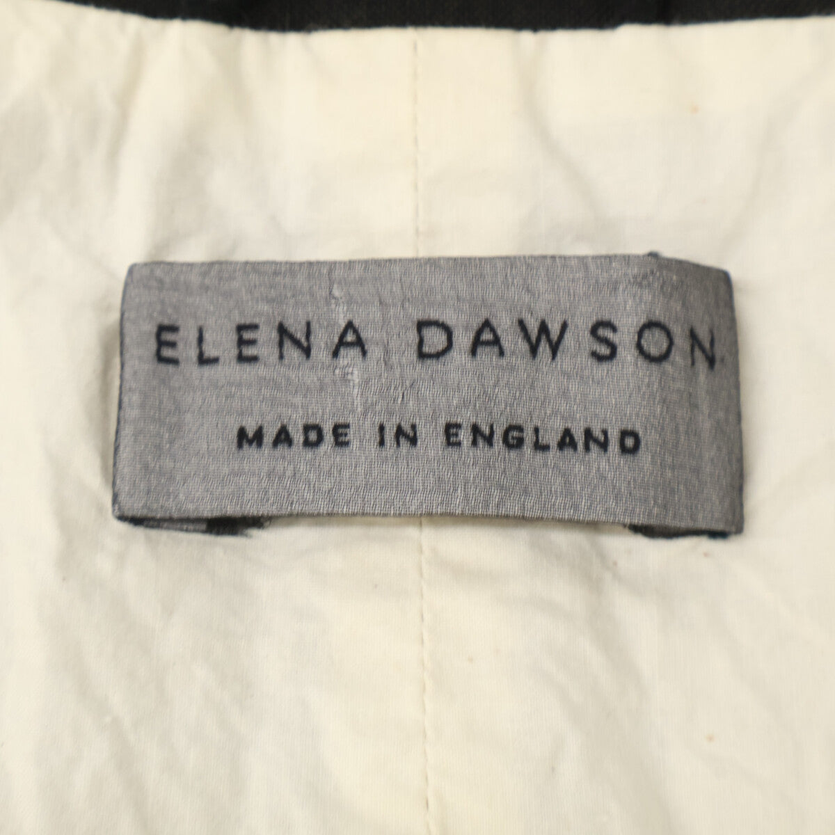 ELENA DAWSON Linen Mohair Cutoff Blazer Black
