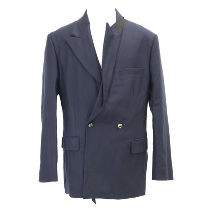 MARINA YEE 25FW Origami Double-breasted Blazer Navy Jacket Size M