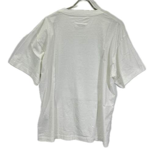 MM6 25SS Newspaper Print T-Shirt White Size S