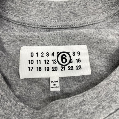 MM6 26SS Number Logo T-Shirt Gray Size XXS