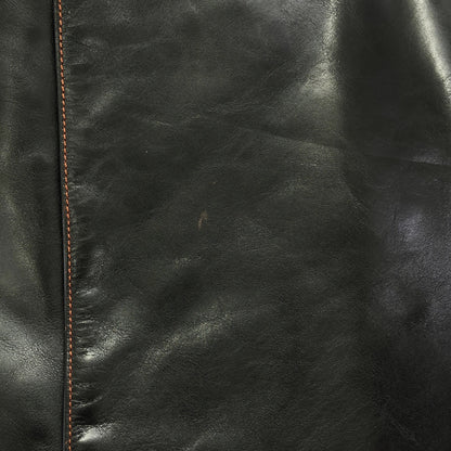 STARKE HAUT Black Horsehide Car Coat Size S