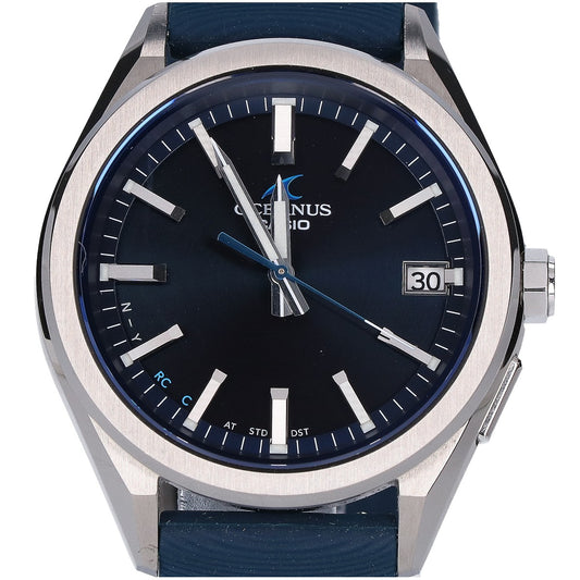 CASIO OCEANUS Tough Solar Multiband 6 Watch Silver