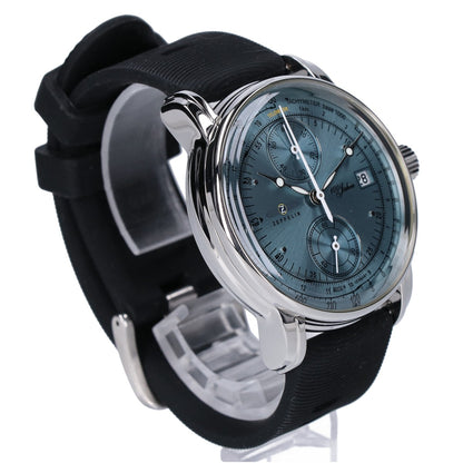 ZEPPELIN 100th Anniv. Chronograph Quartz Watch Silver/Black