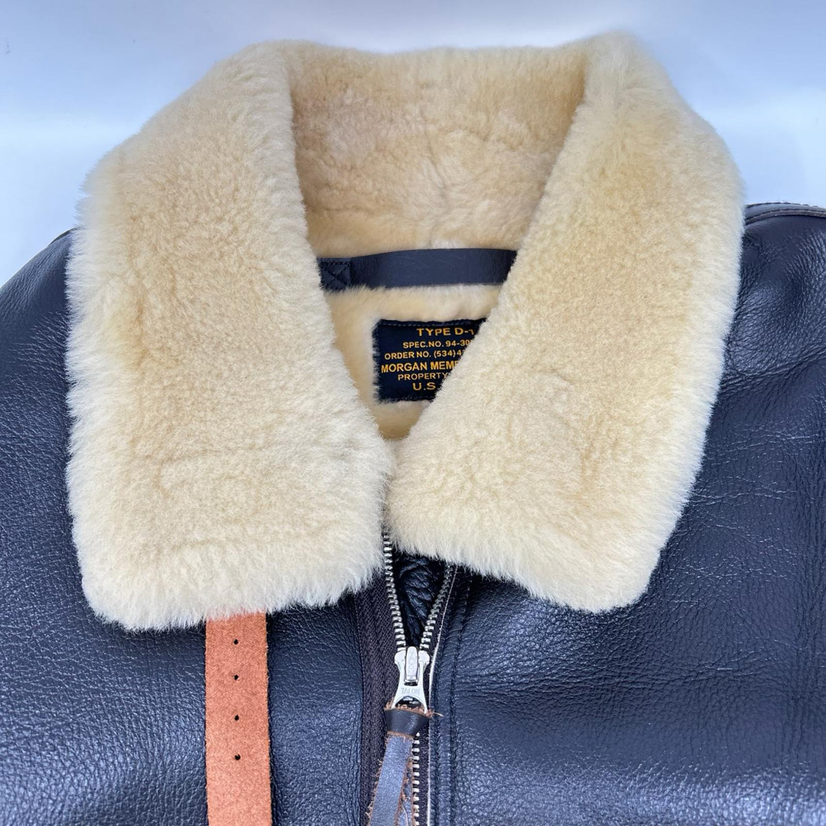 MORGAN MEMPHIS BELLE Dark Brown Flight Jacket Size S