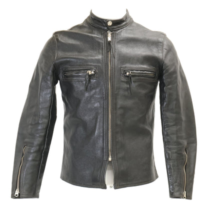 BUCO J-100 Horsehide Single Rider Jacket Black Size 36