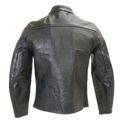 BUCO J-100 Horsehide Single Rider Jacket Black Size 36