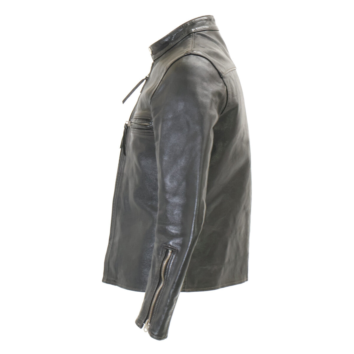 BUCO J-100 Horsehide Single Rider Jacket Black Size 36