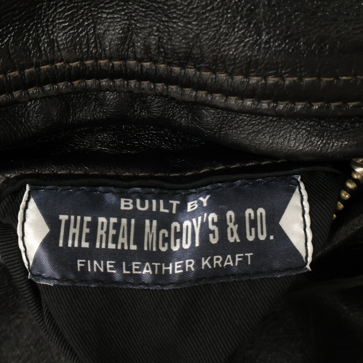 BUCO J-100 Horsehide Single Rider Jacket Black Size 36