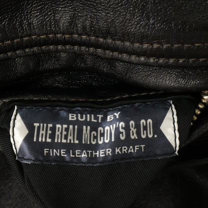 BUCO J-100 Horsehide Single Rider Jacket Black Size 36