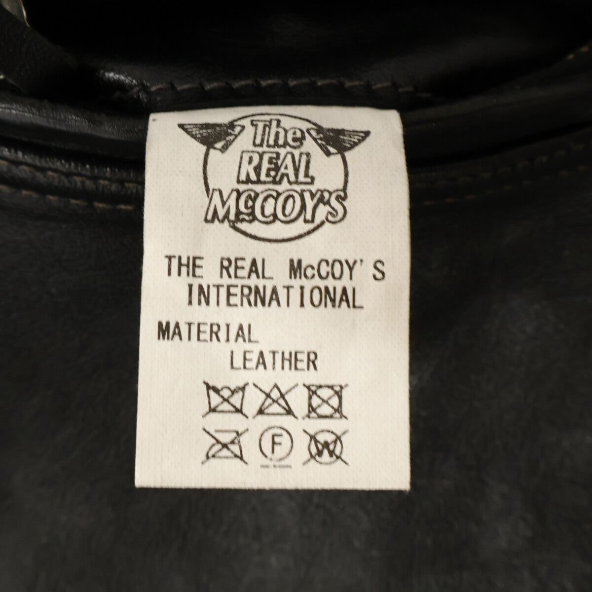 BUCO J-100 Horsehide Single Rider Jacket Black Size 36