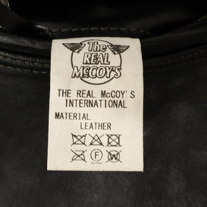 BUCO J-100 Horsehide Single Rider Jacket Black Size 36