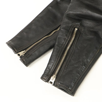 BUCO J-100 Horsehide Single Rider Jacket Black Size 36