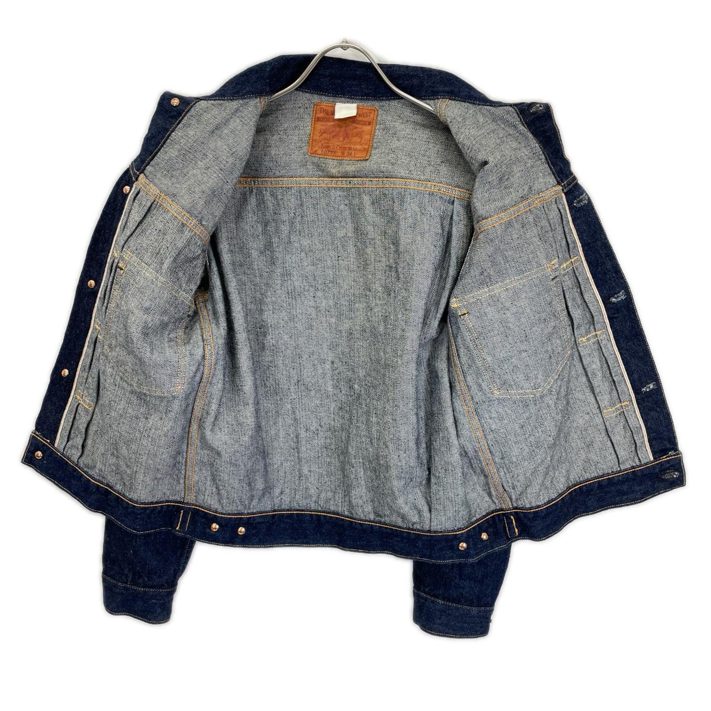FREEWHEELERS THE VANISHING WEST 507XX Denim Jacket Size 34