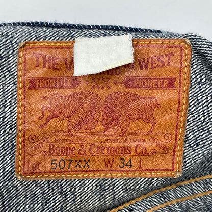 FREEWHEELERS THE VANISHING WEST 507XX Denim Jacket Size 34