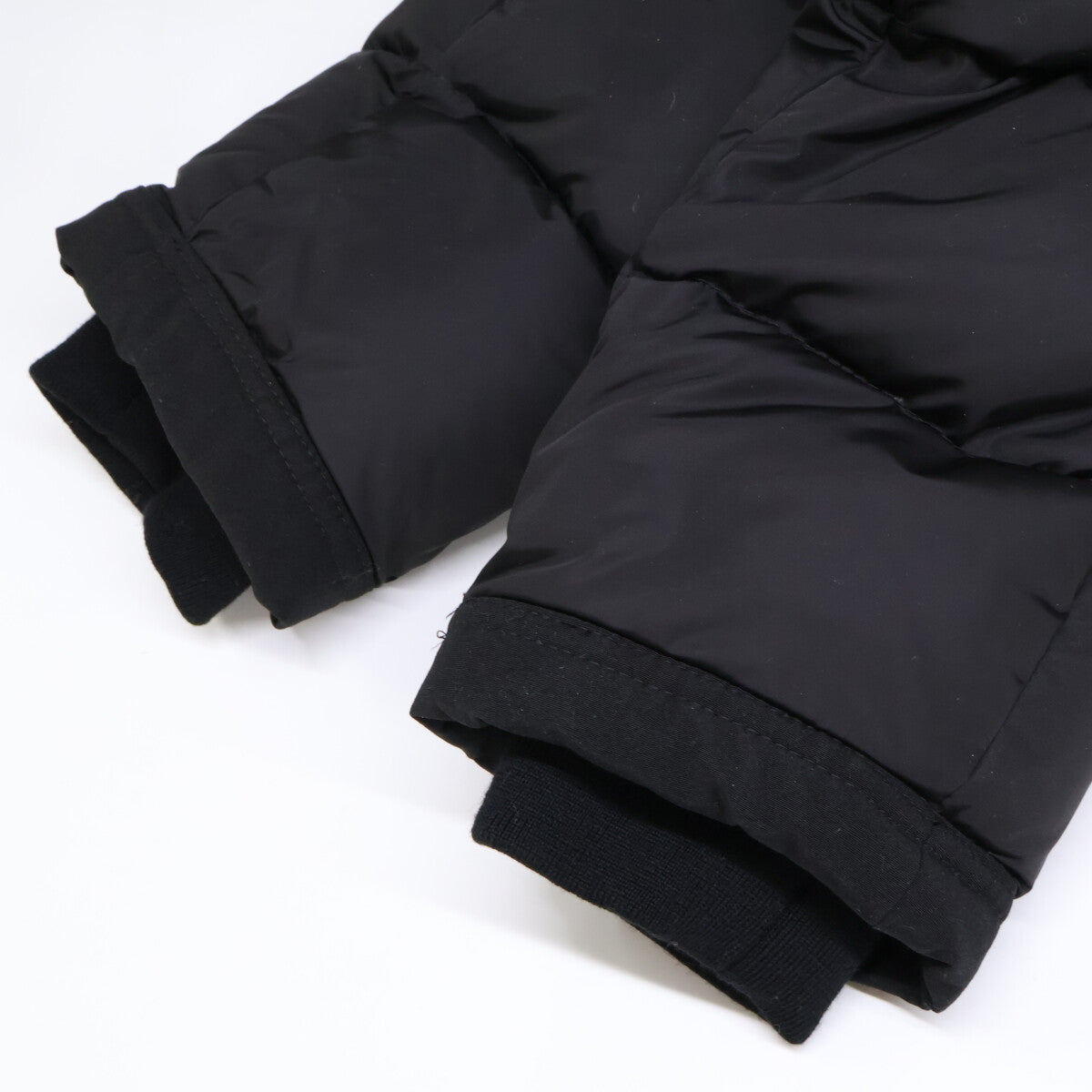 MONCLER PYRENEES Boa Collar Jacket Black Size 0