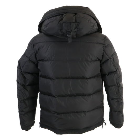 MONCLER PYRENEES Boa Collar Jacket Black Size 0
