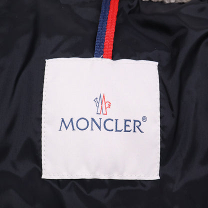 MONCLER PYRENEES Boa Collar Jacket Black Size 0