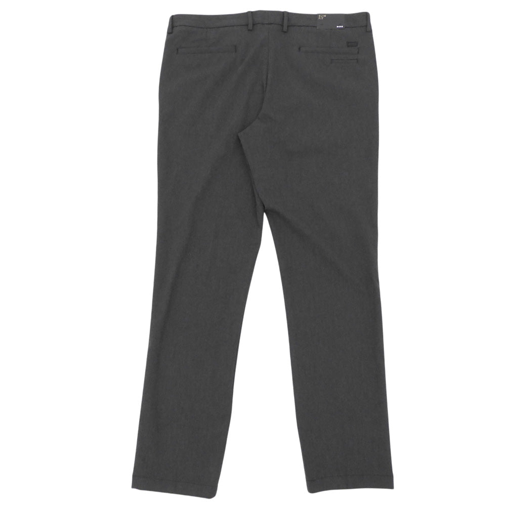 BOSS H-KAITON Charcoal Gray Slim Fit Trousers Size 40L(US)