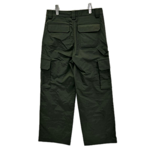 VALENTINO Olive Green Polyester Blend Cargo Pants Size 44