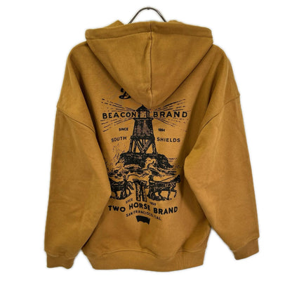 Barbour x Levi's Brown Graphic Hoodie Size XS