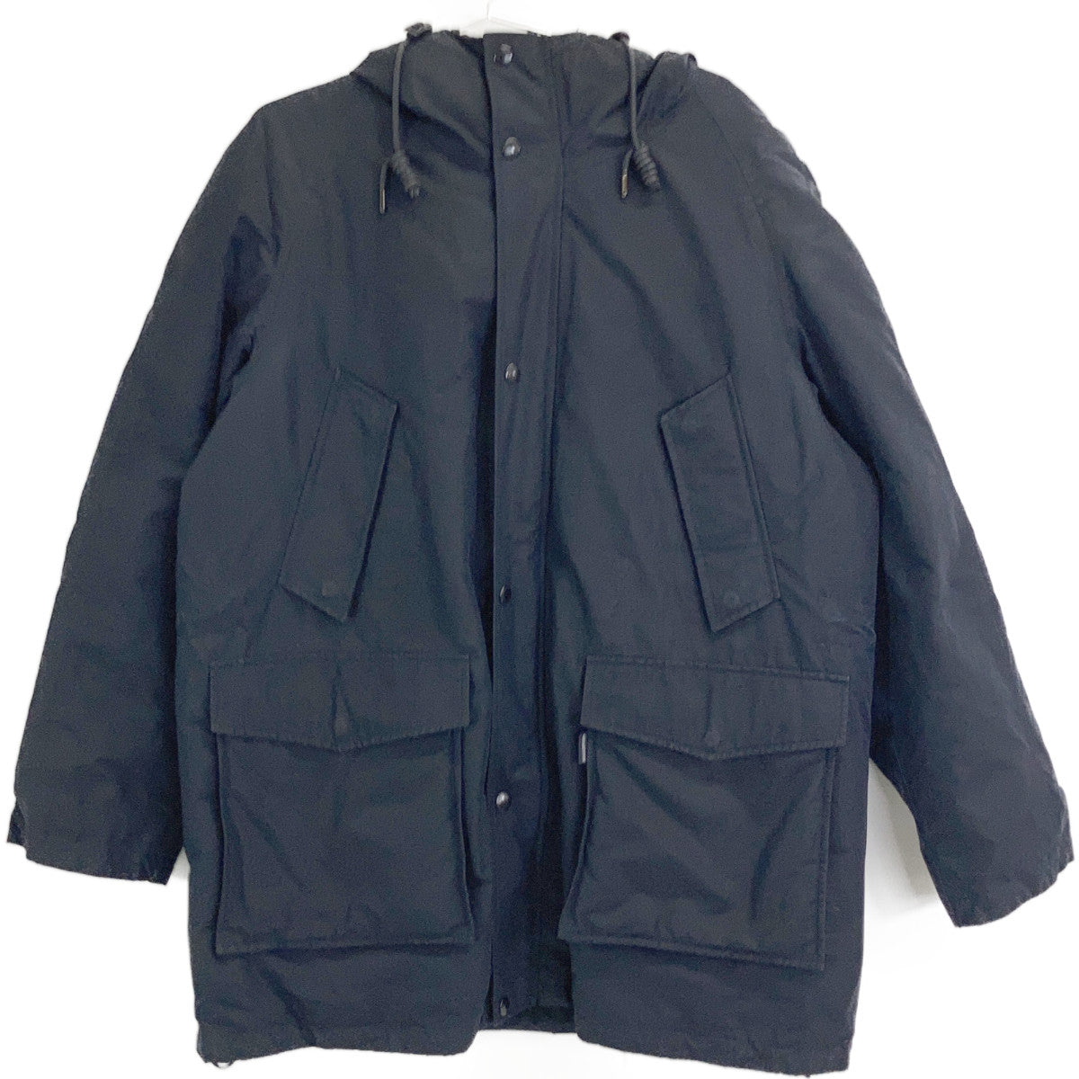 Aquascutum Navy 3-Way Down Wyncol Parka Coat Size 42