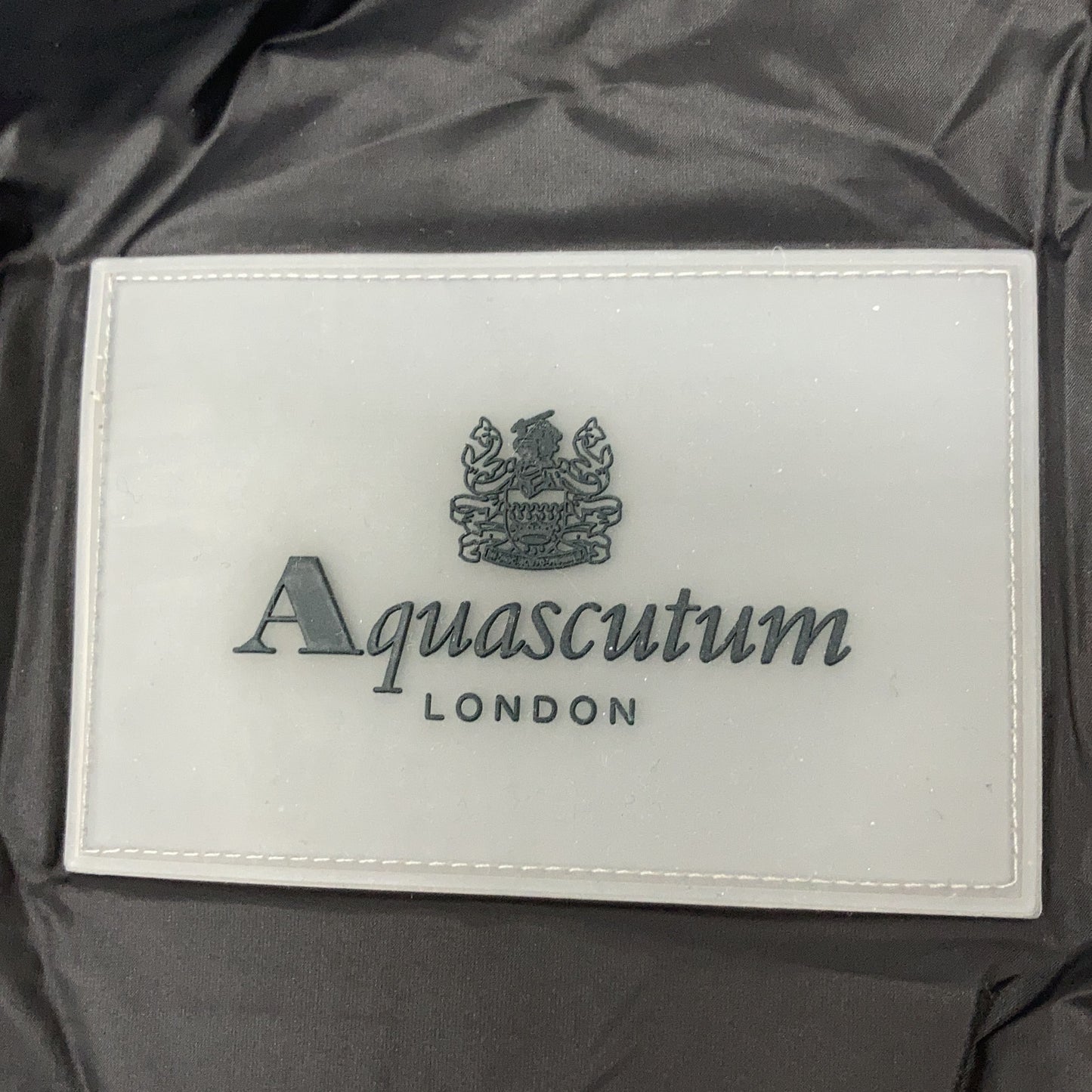 Aquascutum Navy 3-Way Down Wyncol Parka Coat Size 42