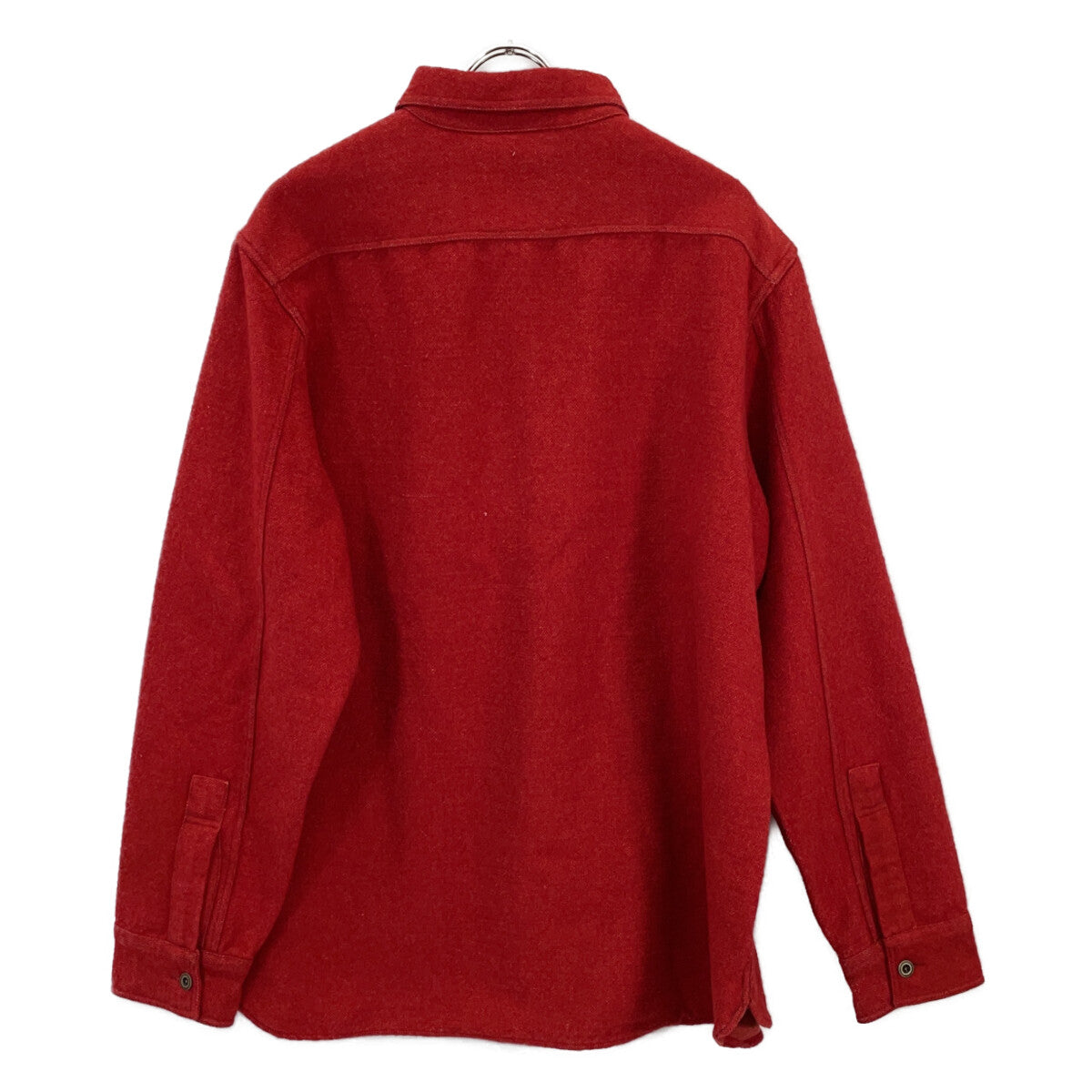 RRL Red Wool Cotton Shirt Jacket Size XL