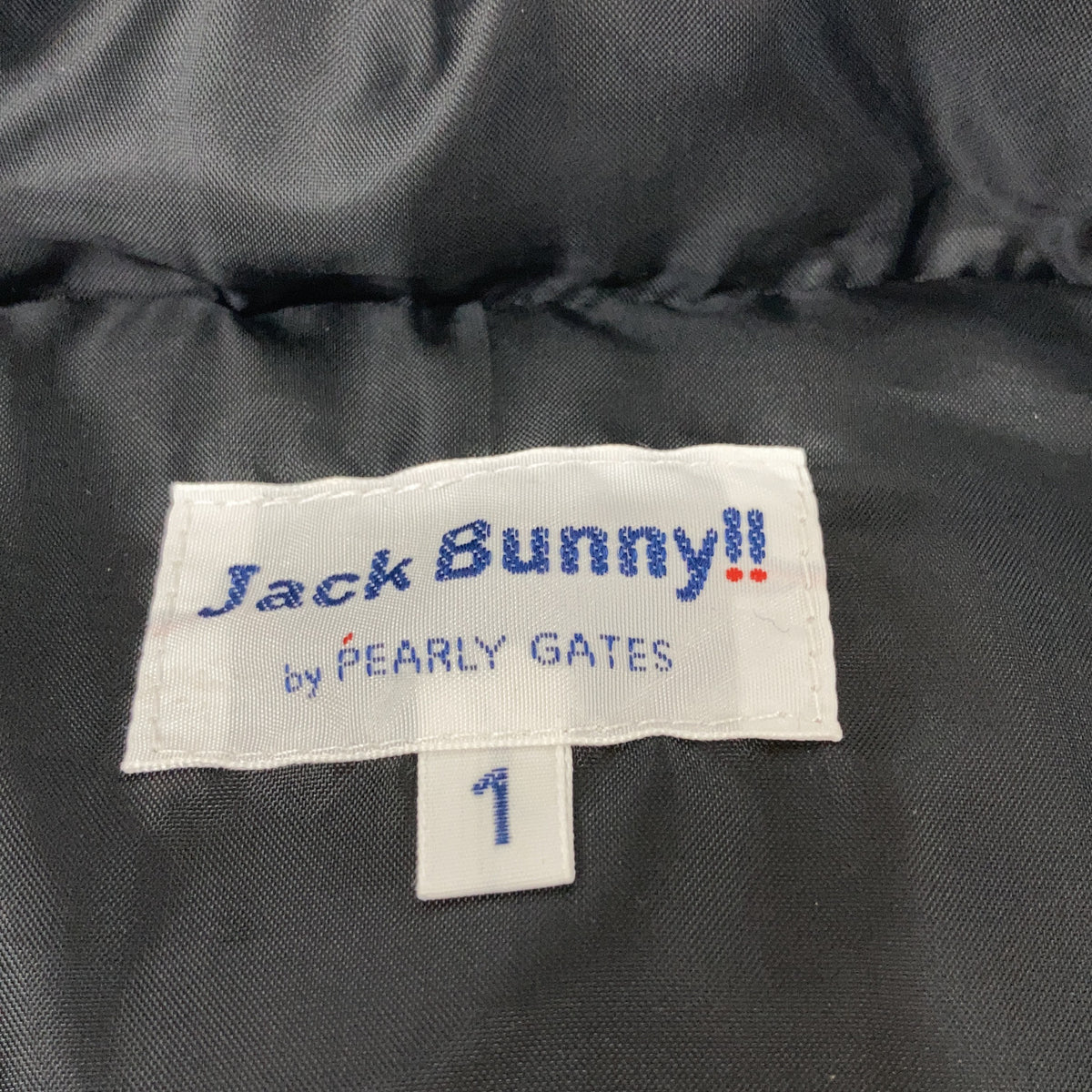 JACKBUNNY Black Nylon Wool Padded Jacket Size 1