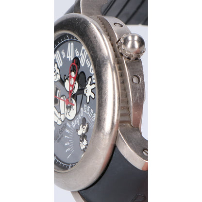 Gerald Genta Arena Bi-Retro Mickey Diamond Automatic Watch