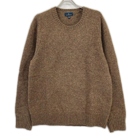 BrooksBrothers Brown Wool Melange Crewneck Sweater Size L