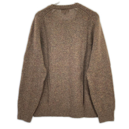 BrooksBrothers Brown Wool Melange Crewneck Sweater Size L