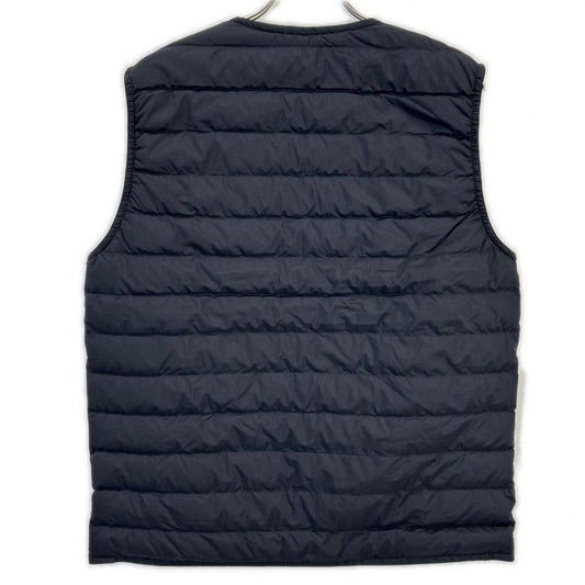 mont-bell Black Superior Down Round Neck Vest Size L