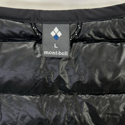 mont-bell Black Superior Down Round Neck Vest Size L