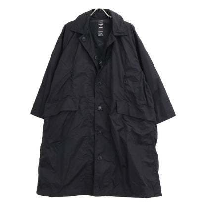 ZUCCa Black x Emulation Nylon Single-Breasted Coat Size XS