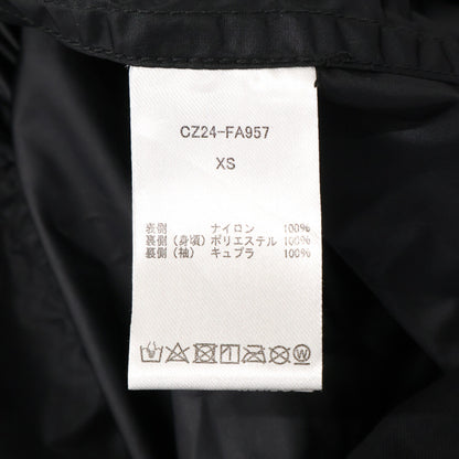 ZUCCa Black x Emulation Nylon Single-Breasted Coat Size XS