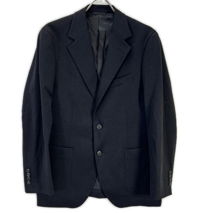 LANVIN COLLECTION Navy Wool Blend 2B Blazer Jacket Size 48X