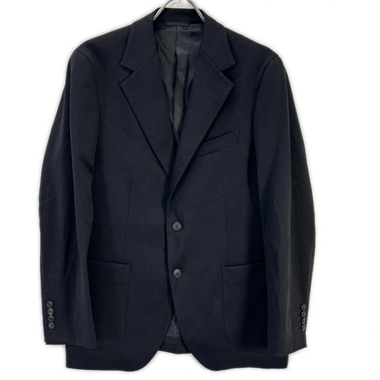 LANVIN COLLECTION Navy Wool Blend 2B Blazer Jacket Size 48X