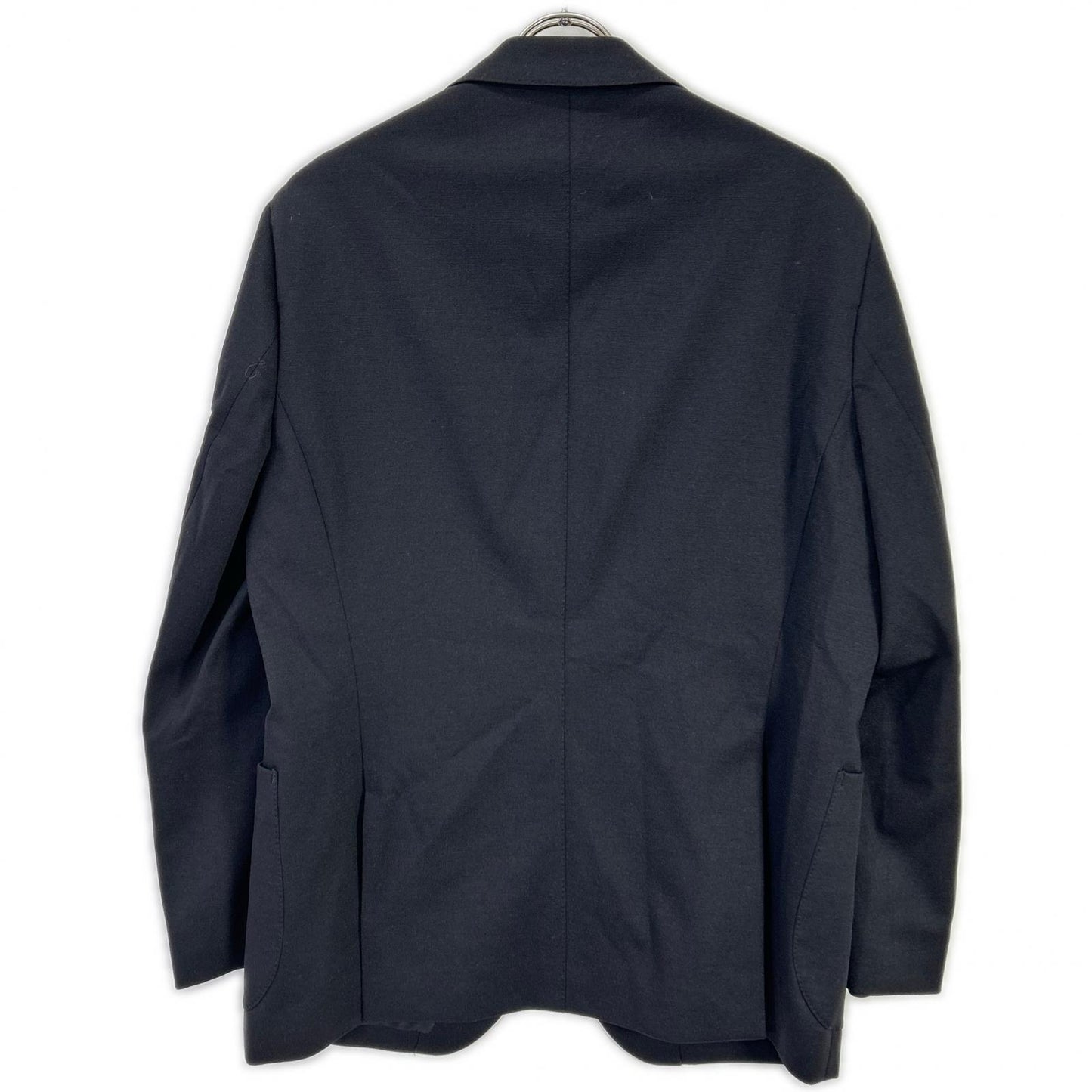LANVIN COLLECTION Navy Wool Blend 2B Blazer Jacket Size 48X