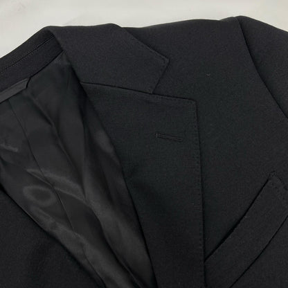 LANVIN COLLECTION Navy Wool Blend 2B Blazer Jacket Size 48X