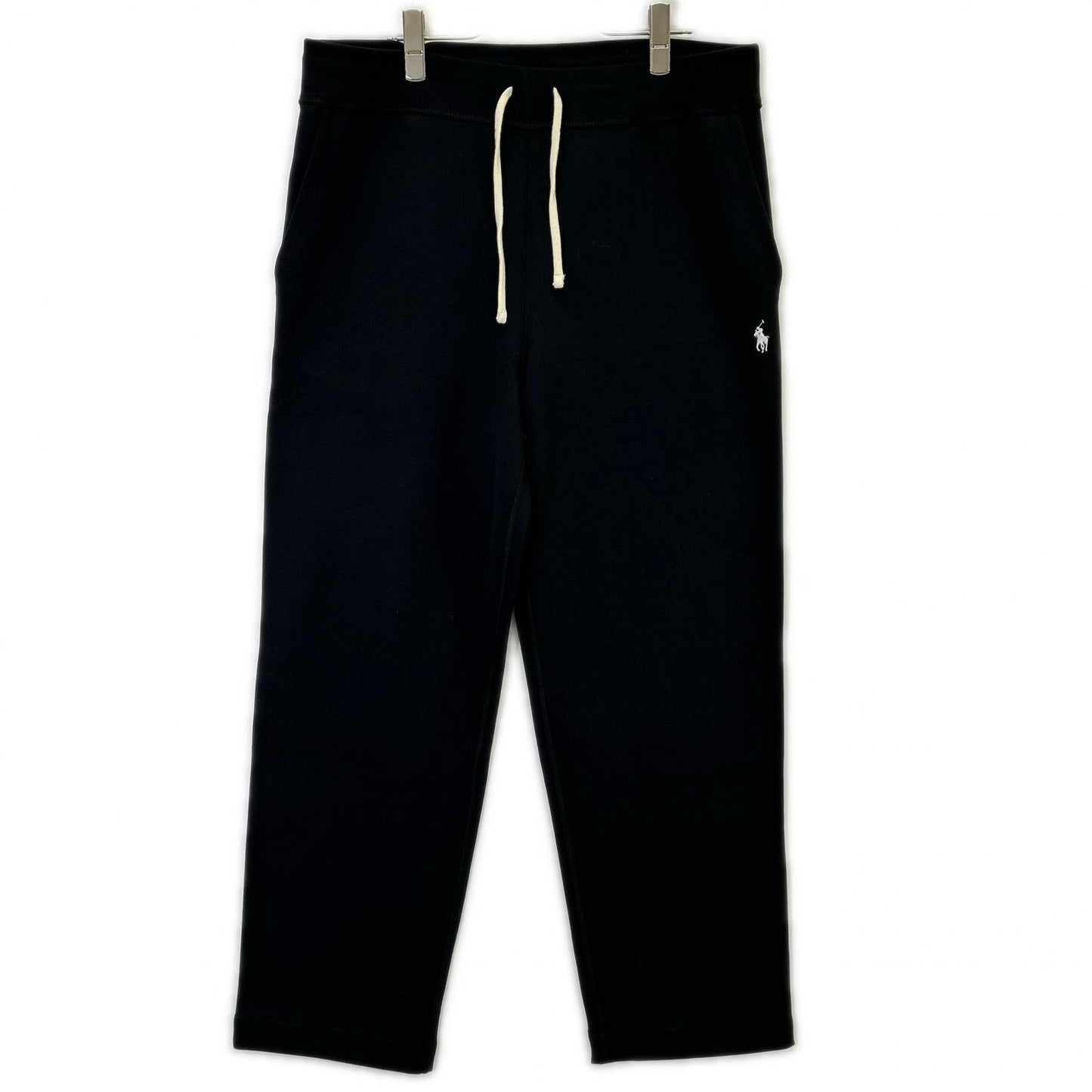 POLO RALPH LAUREN Black Knit-Banded Sweatpants Size M
