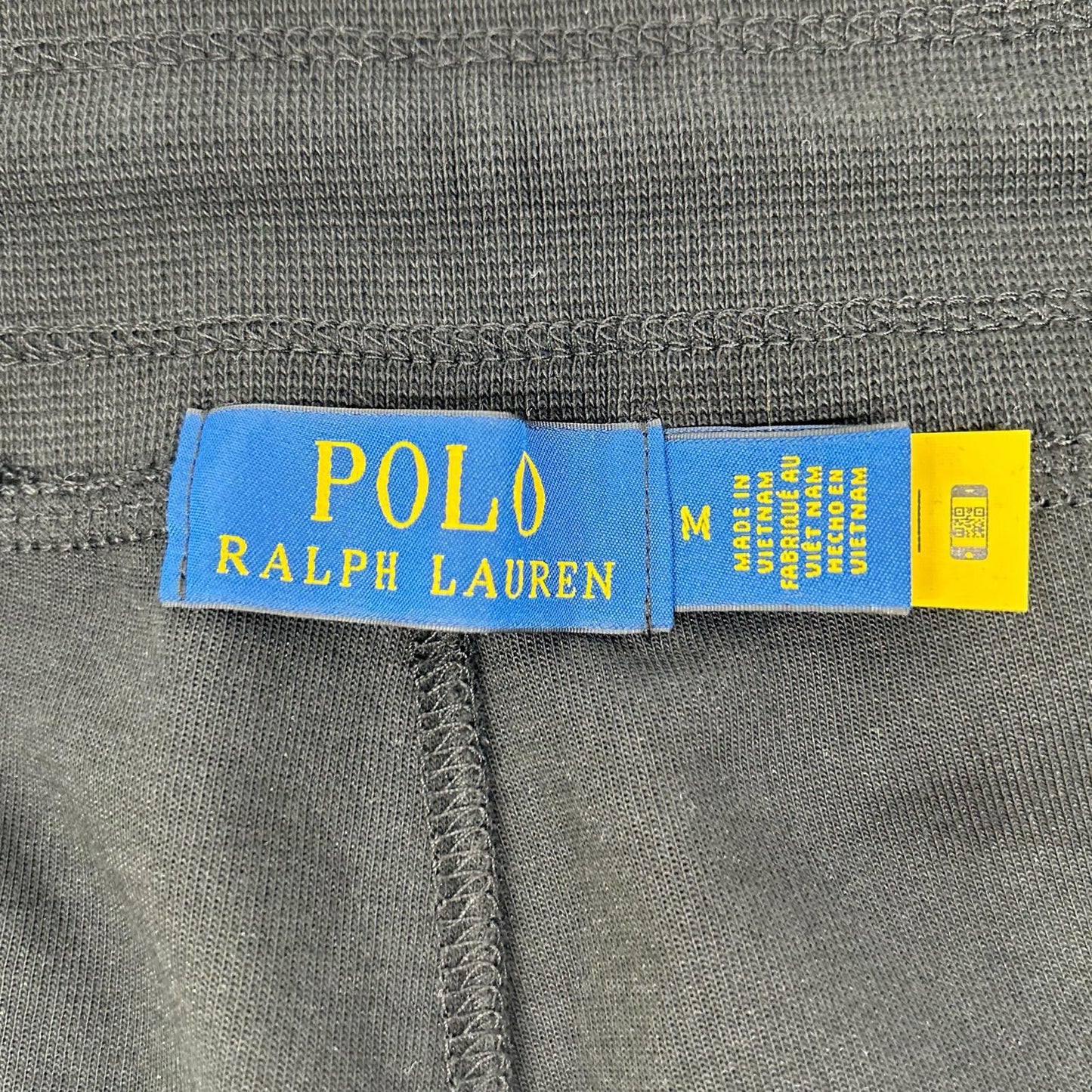 POLO RALPH LAUREN Black Knit-Banded Sweatpants Size M