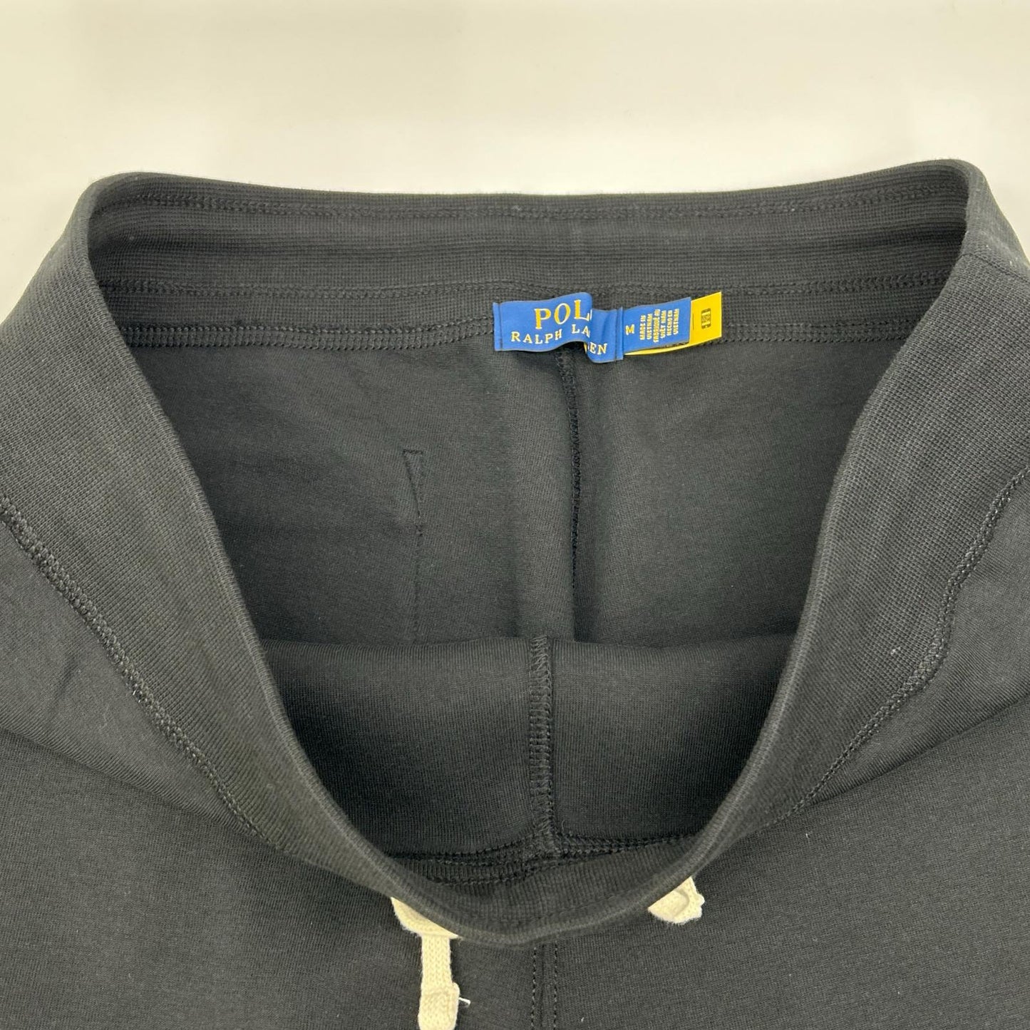 POLO RALPH LAUREN Black Knit-Banded Sweatpants Size M