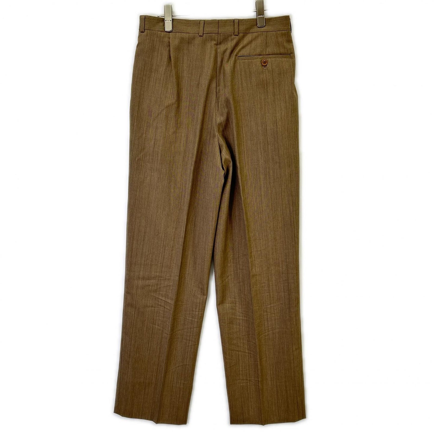 PaulSmith Beige Wool Multi-Stripe Double Suit Set Size L