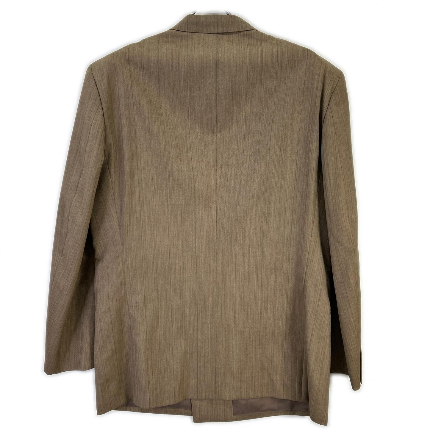PaulSmith Beige Wool Multi-Stripe Double Suit Set Size L