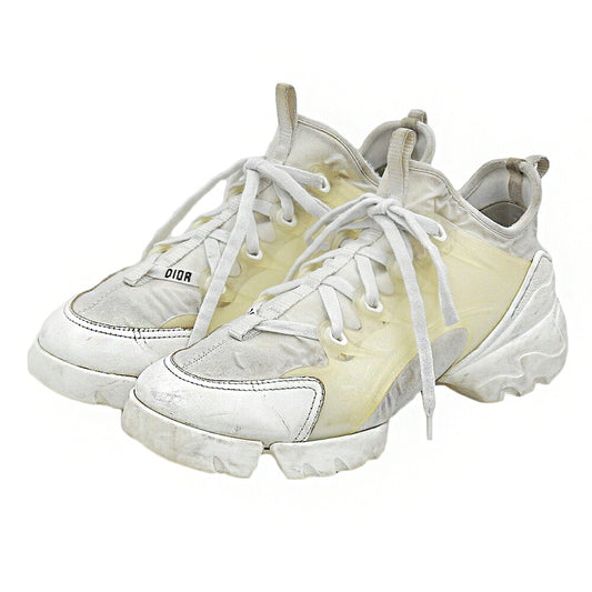 Christian Dior D-Connect Fabric Sneakers White Size EU 39