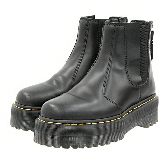 Dr.Martens 2976 QUAD Leather Chelsea Boots Black Size 4(UK)