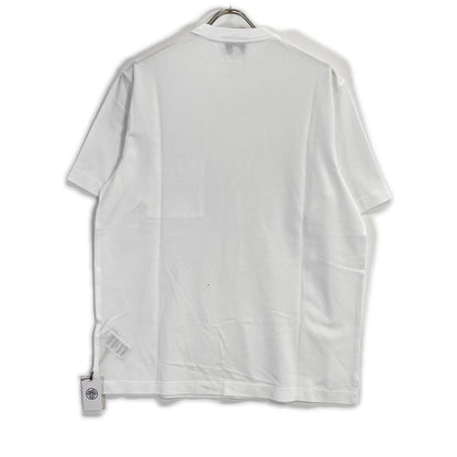 HERMES 19SS H Embroidered Cotton T-Shirt White Size L