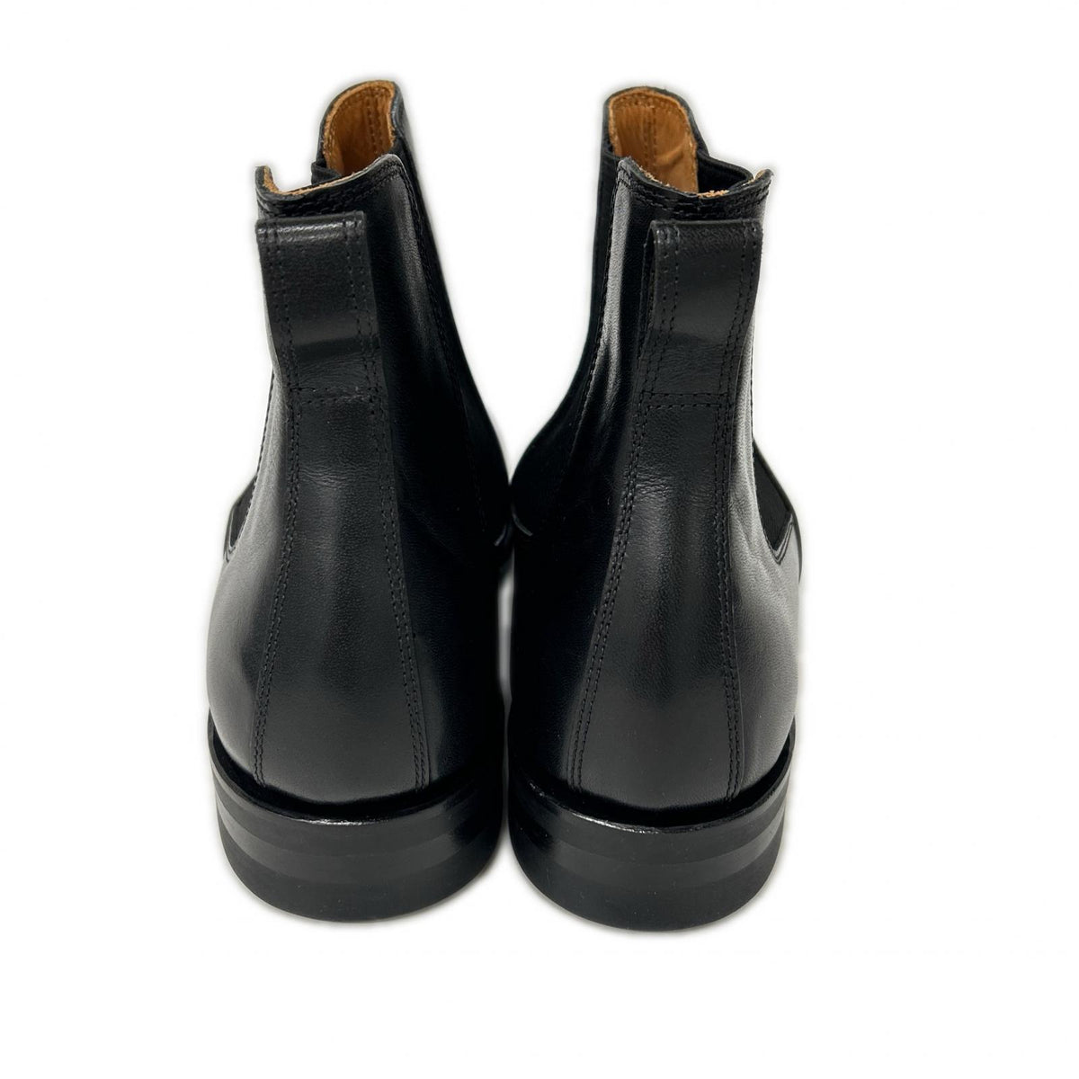 BROTHER BRIDGE Albert Calf Leather Boots Black Size 8