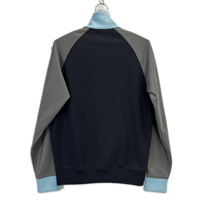 FRED PERRY Navy/Gray Laurel Wreath Taped Track Jacket Size S