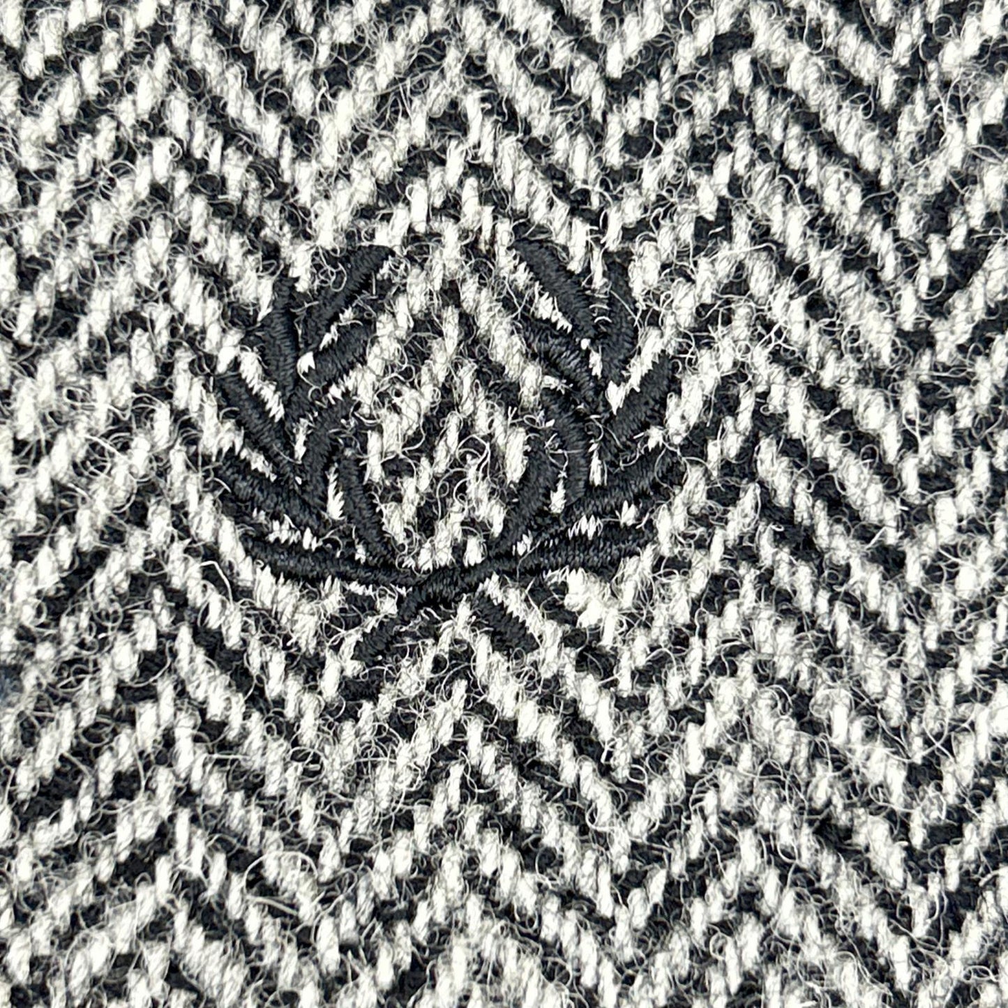 FRED PERRY x Harris Tweed Herringbone Jacket Gray Size 36